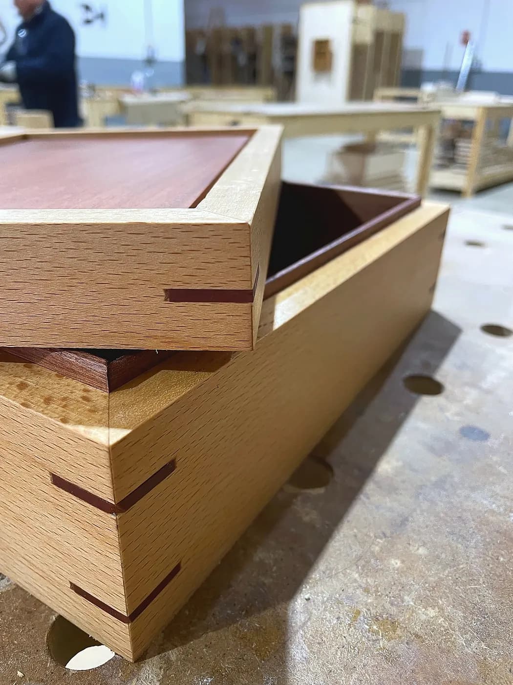 Jewellery box — Cabinetmaking Máster project