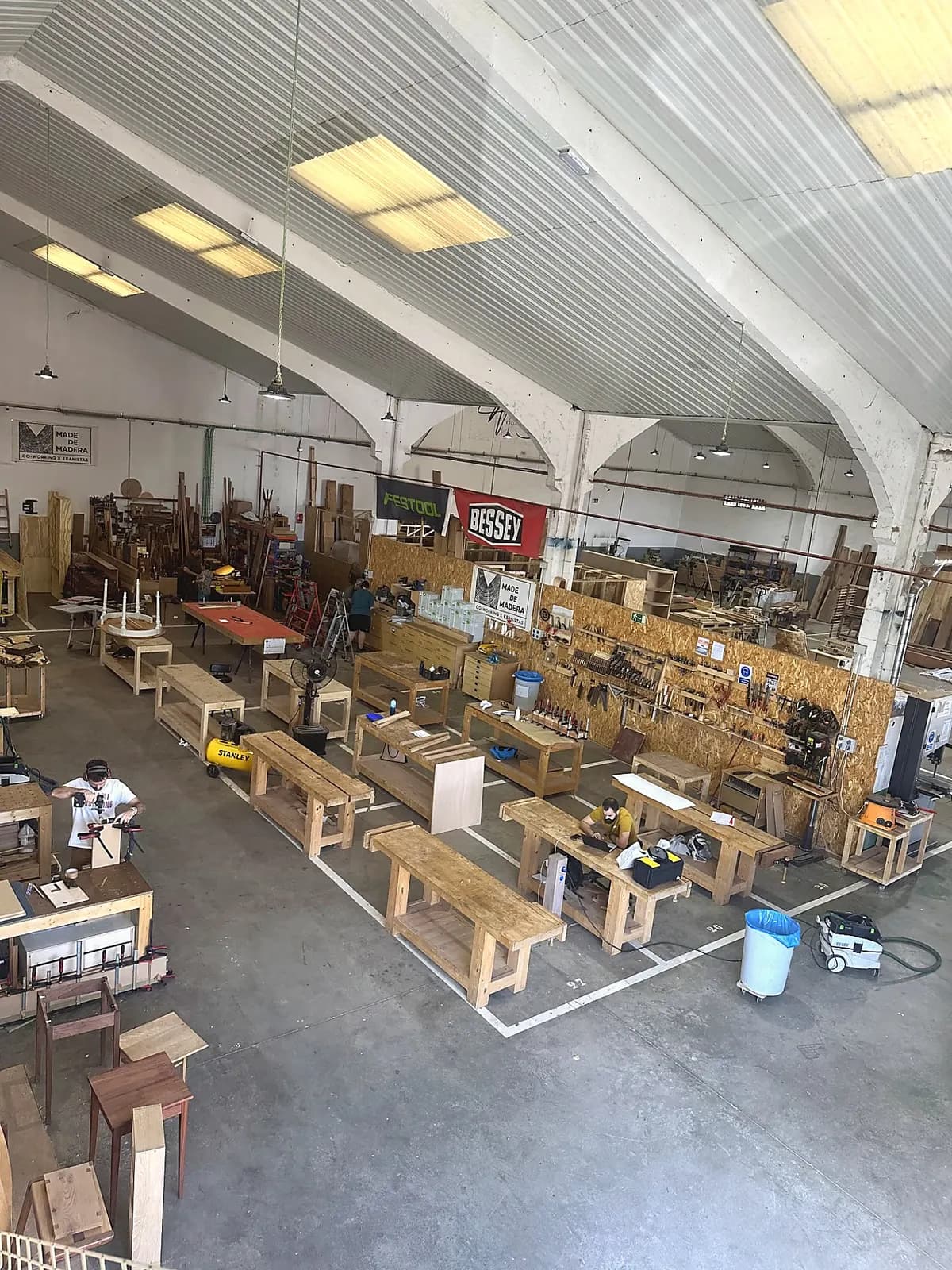El taller de Made de Madera por dentro