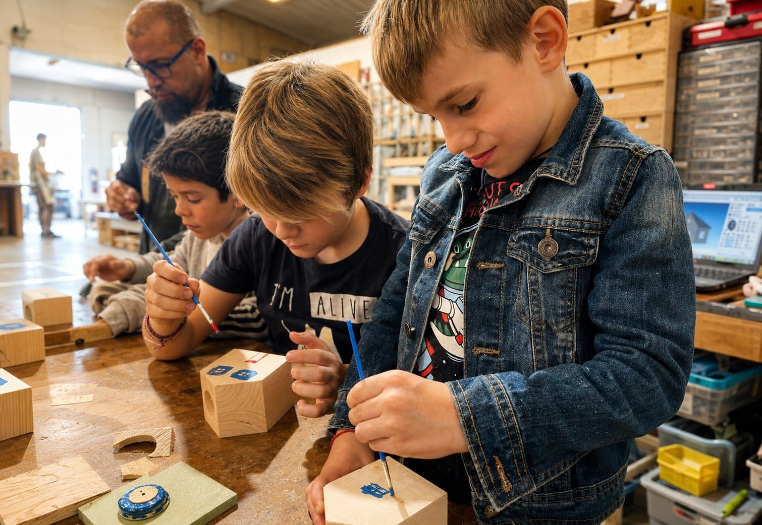 Curso Actividad con Niños en Made de Madera