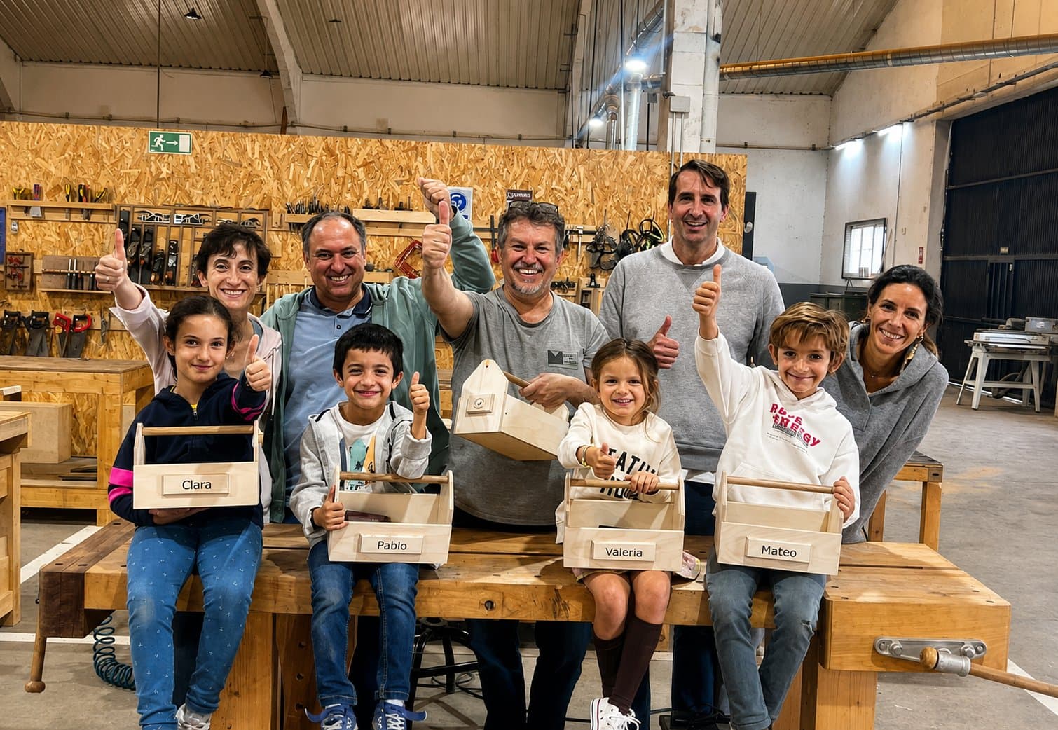 Actividad con Niños — la pieza terminada