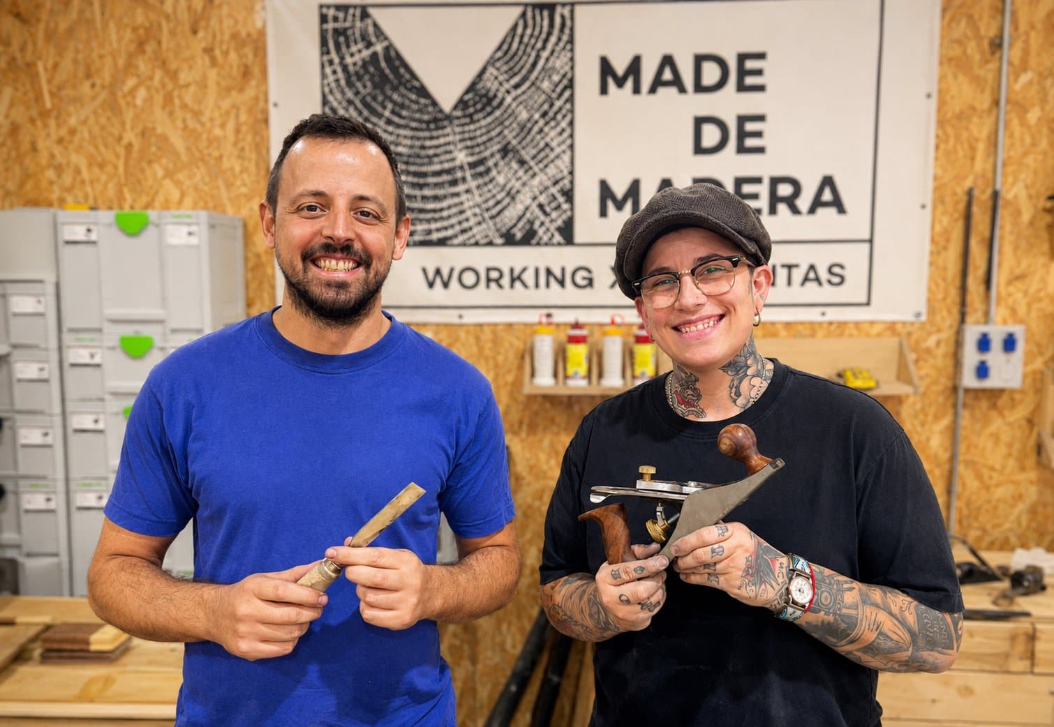 Piezas terminadas por nuestros alumnos en el taller.