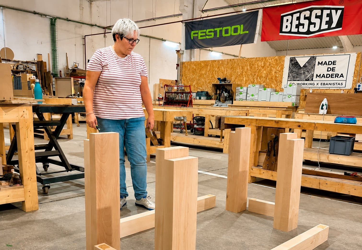 Banco de Trabajo Roubo — el taller