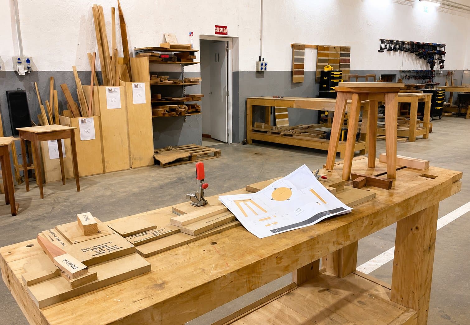 Curso de Taburete — el taller