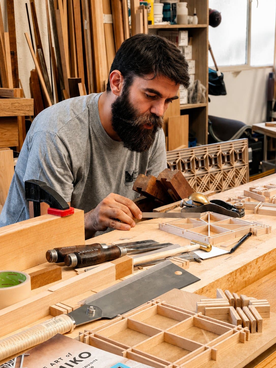 Taller de Kumiko — Proceso