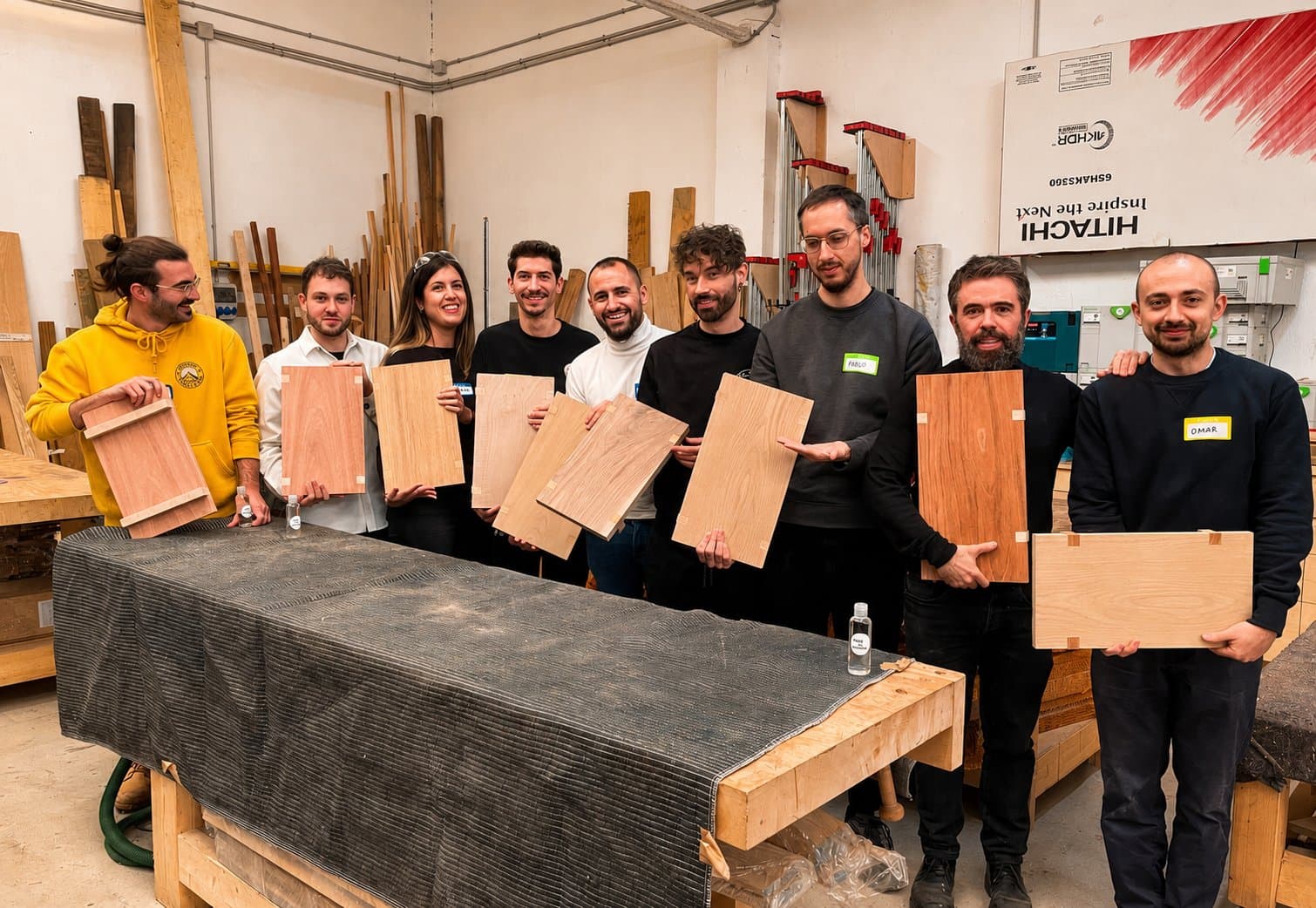 Piezas terminadas por nuestros alumnos en el taller.